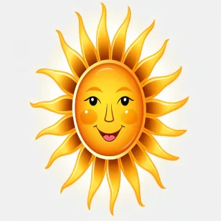 sun clip art png