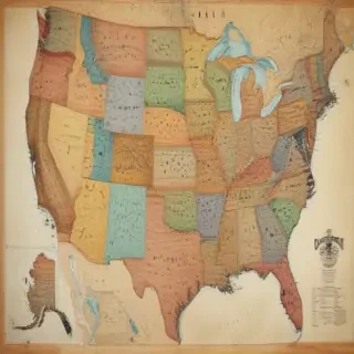 united states map with state names