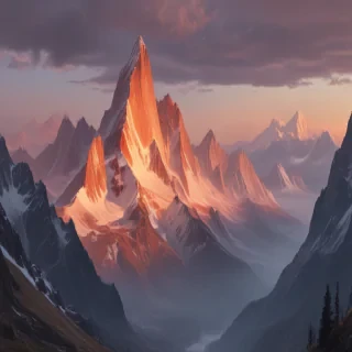 transparent mountains