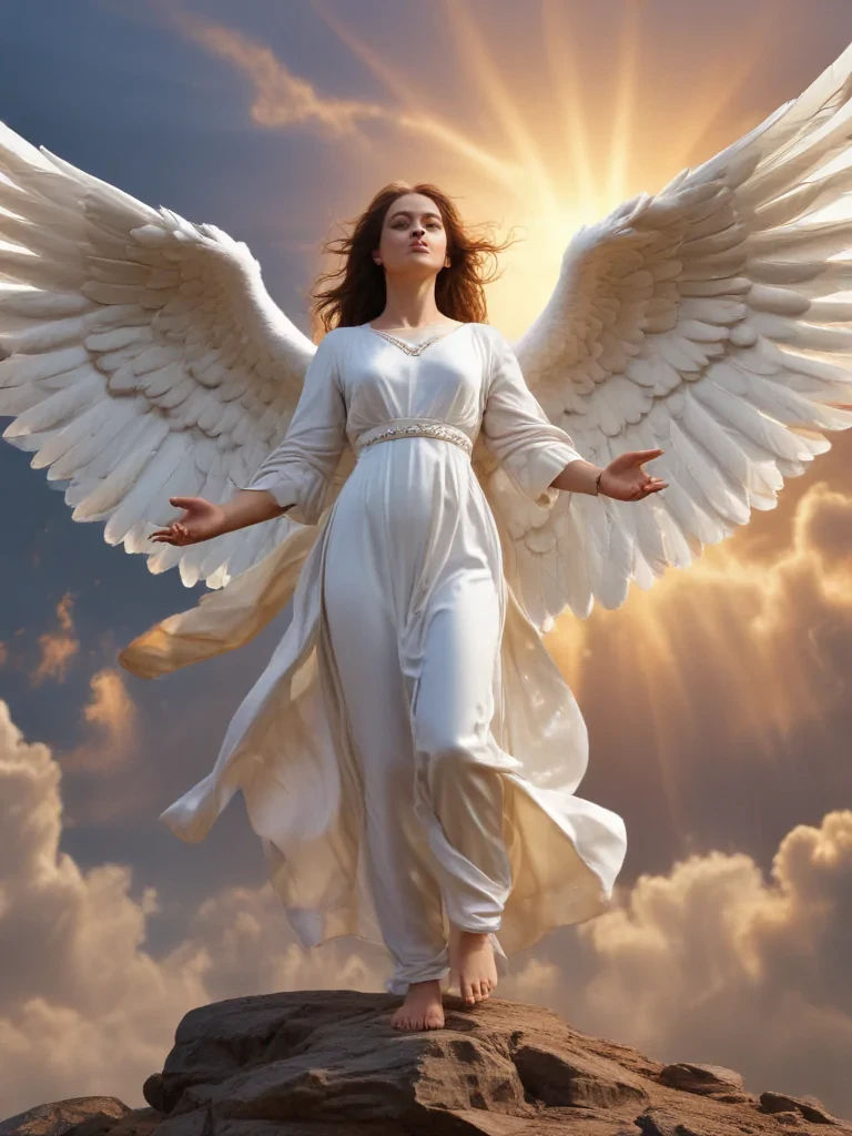 clipart of angels with wings