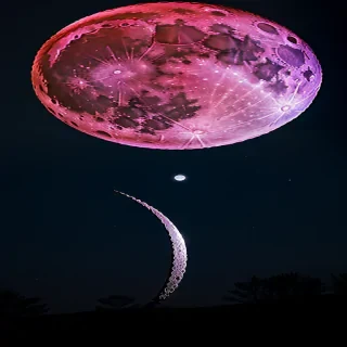 aesthetic moon