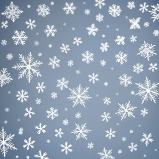 snowflakes transparent background