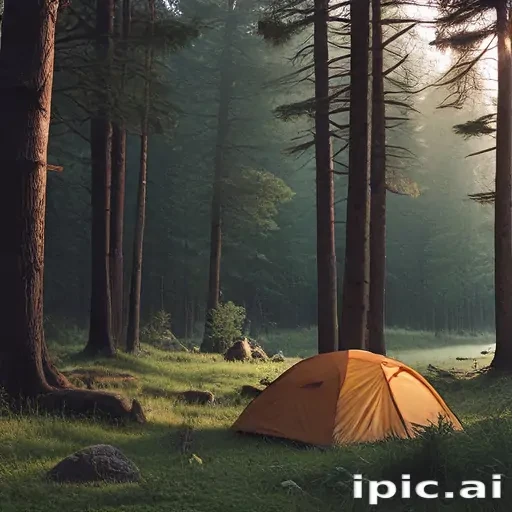 camping background pic