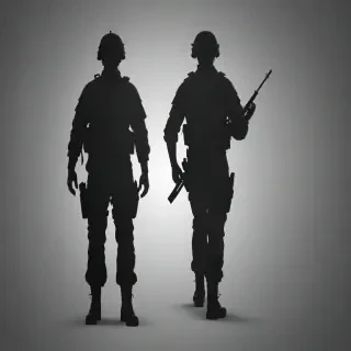 soldier silhouette png