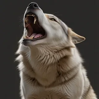 wolf howl png