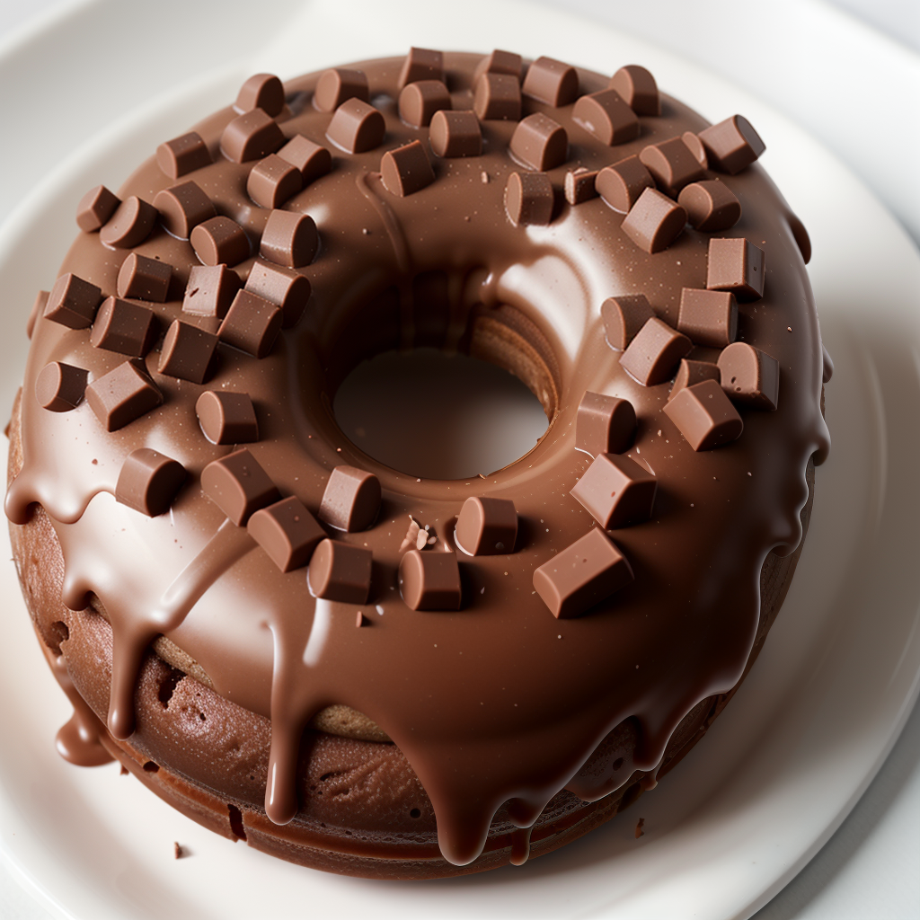 kit kat chocolate frosted donut