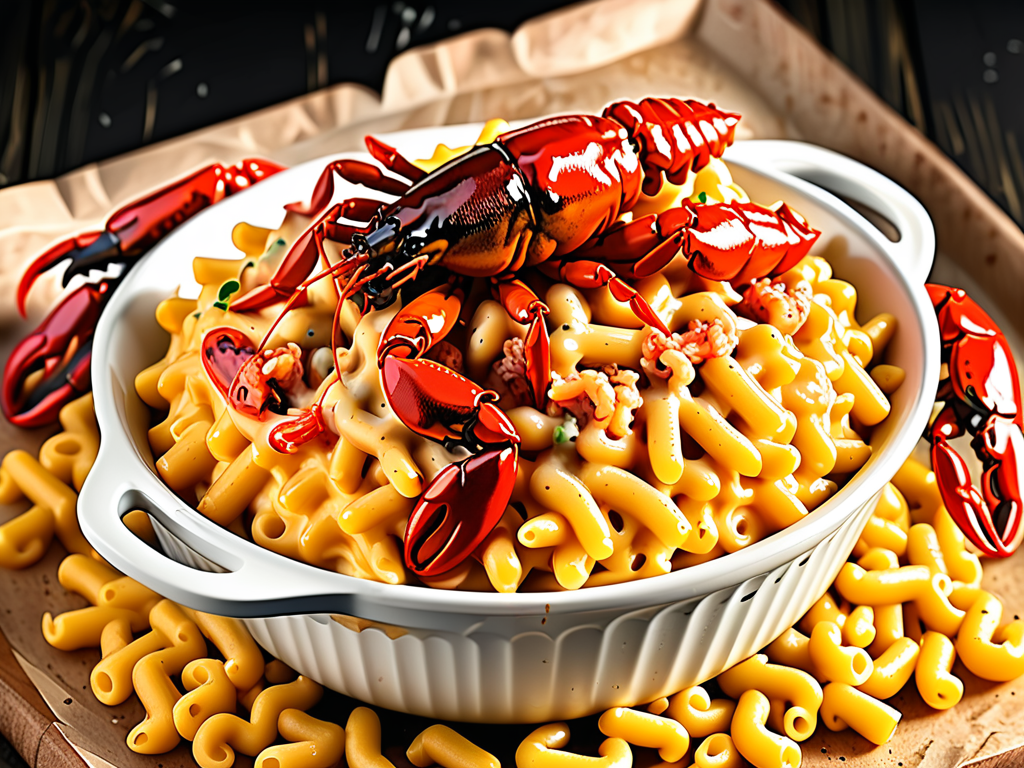 mac and cheese with crawfish
