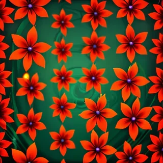 red flower bg