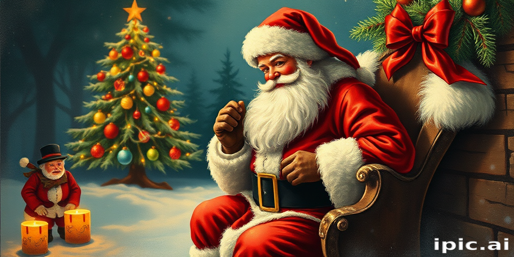 vintage santa images free