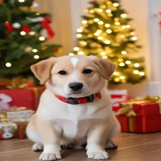 dog pictures christmas