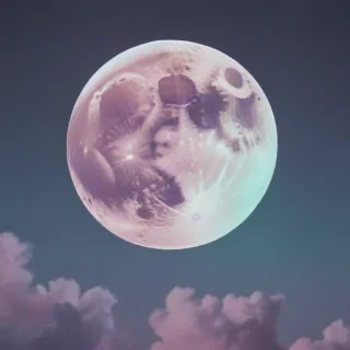 pastel aesthetic moon wallpaper