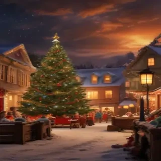 christmas story background