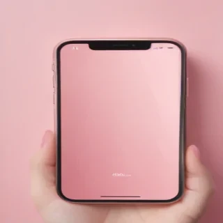 light pink phone background