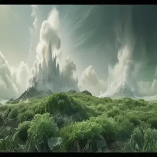 background white and green