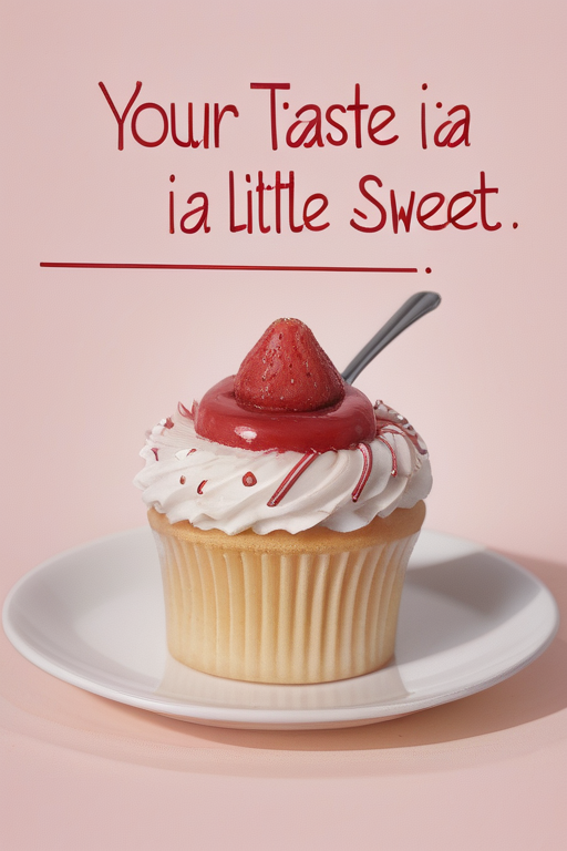 your taste is a little sweet
