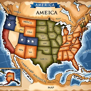 america map