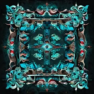 turquoise background