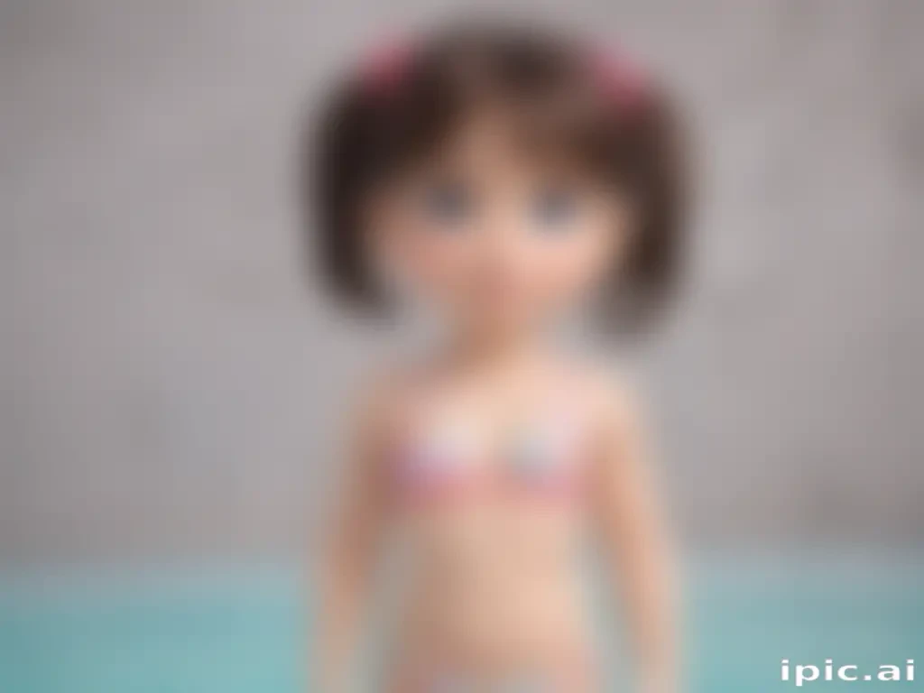 little girl in bikini ai