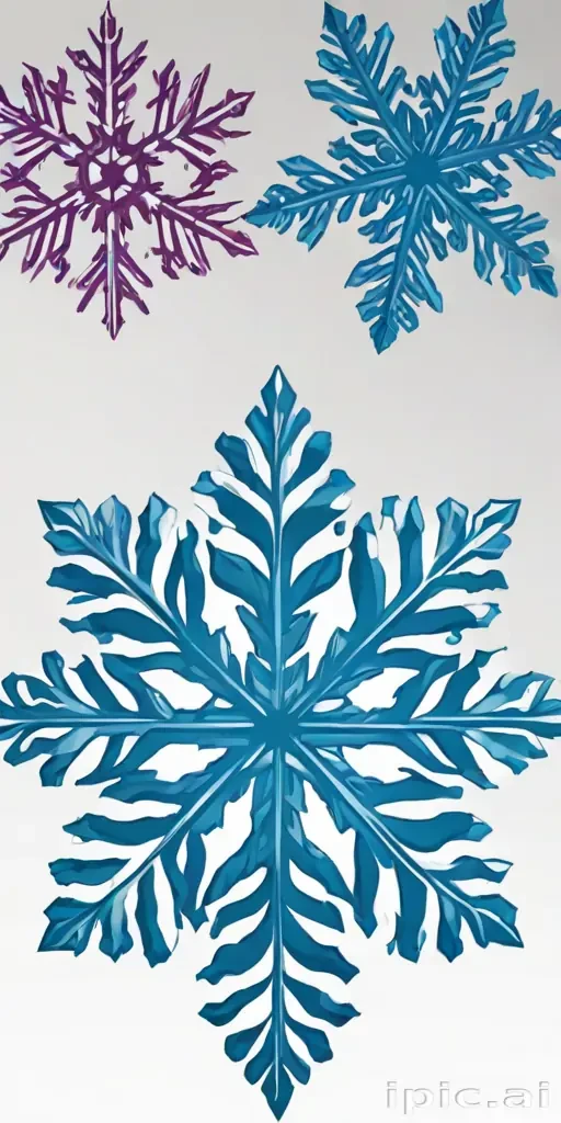 snowflake clipart free