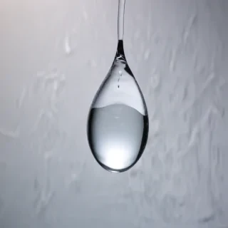 transparent water drop
