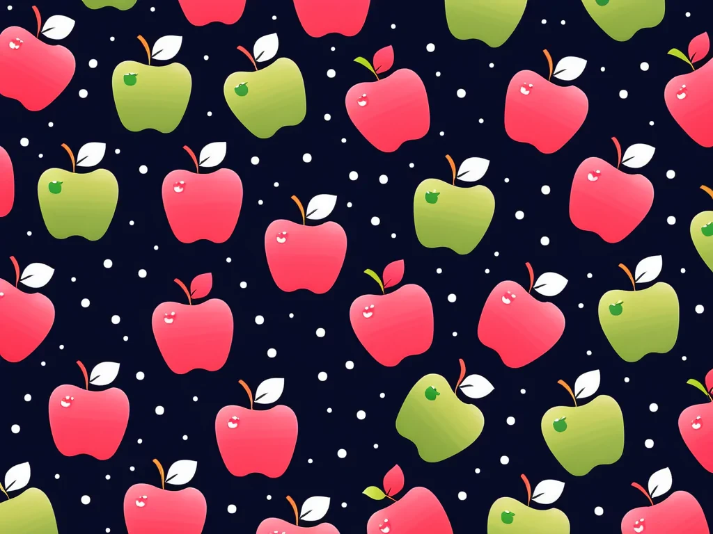 cute apple backgrounds