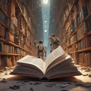 book cartoon image