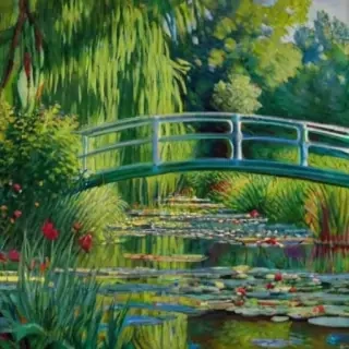 monet painting wallpaper