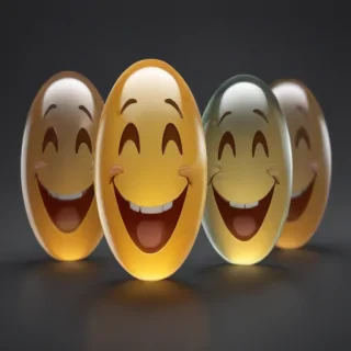 transparent laughing emoji