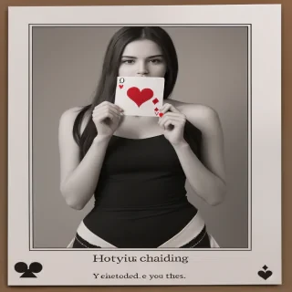 holding card