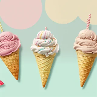 background for ice cream