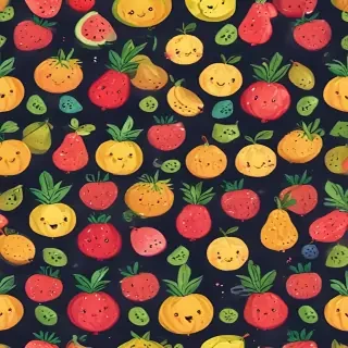 cute fruit backgrounds