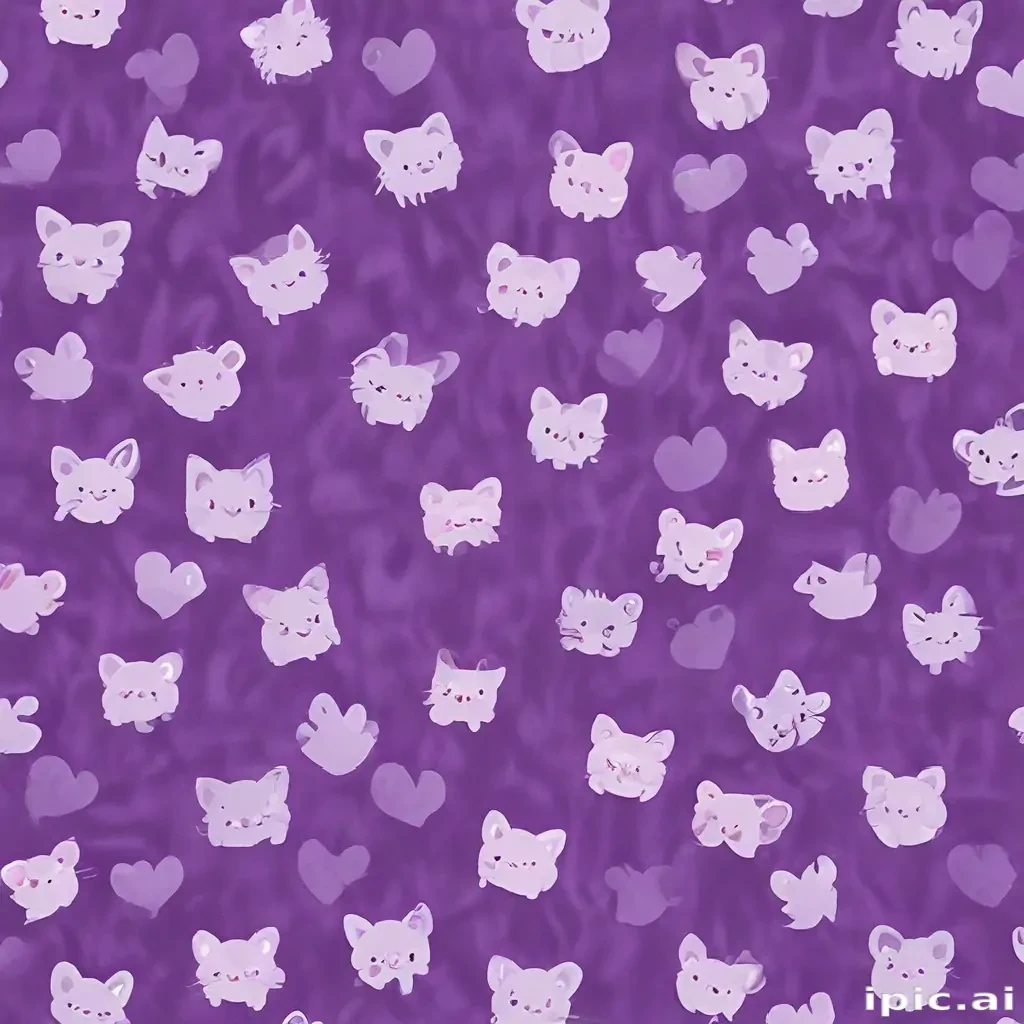 purple wallpaper cute