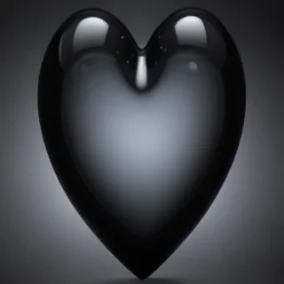 black heart image