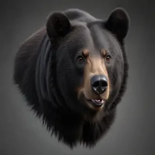 black bear png