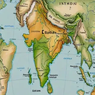 map of india