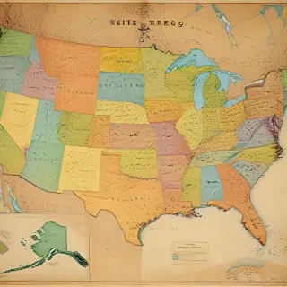 map united states