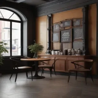 coffee shop mockup