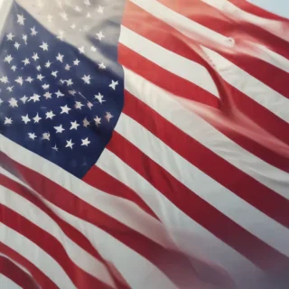 american flag aesthetic