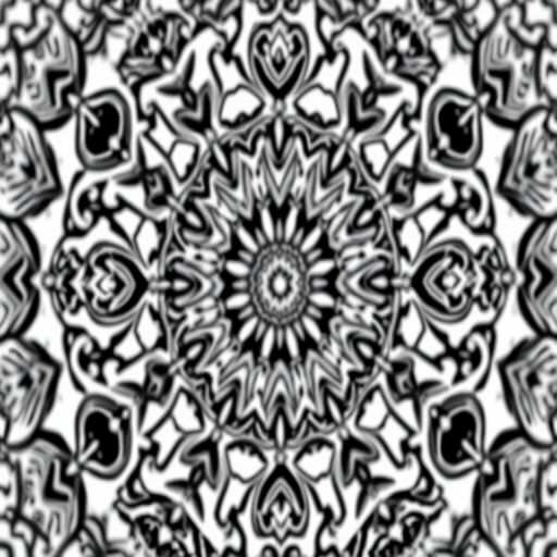 Create an intricate black and white mandala design with fine details and symmetrical patterns, using a DSLR camera at f/8 for sharp depth of field, 1/125 shutter speed to capture clarity, and ISO 100 for optimal light sensitivity, shot from a top-down view to emphasize symmetry.