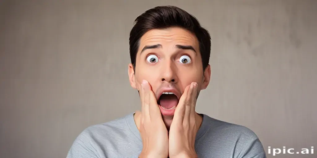shocked man