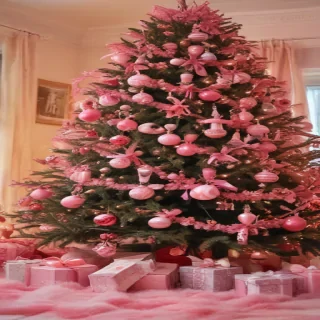 pink christmas pictures