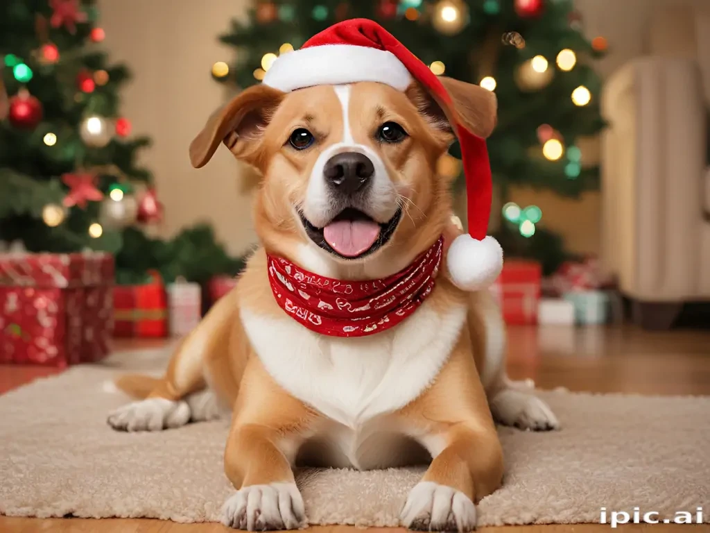 christmas dog pics