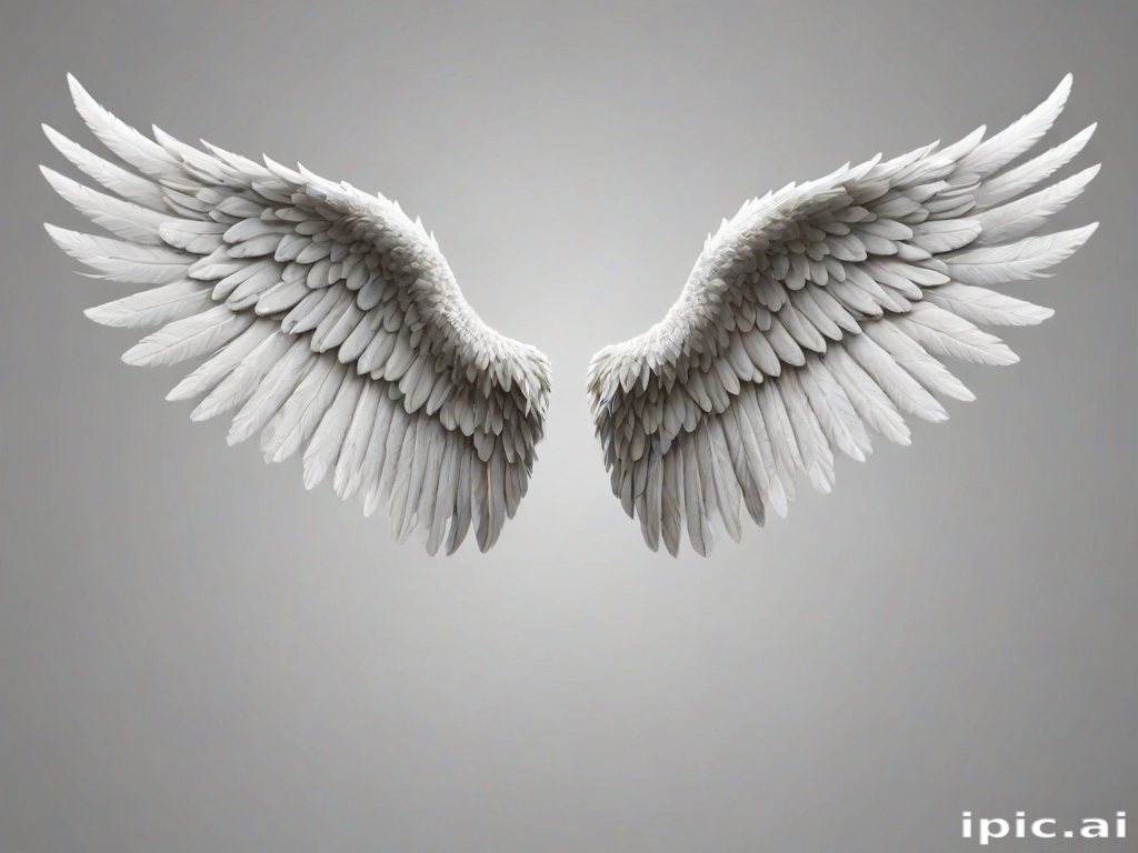realistic angel wings png