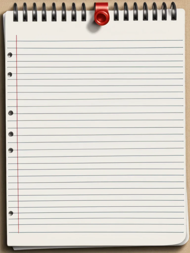 notebook paper png