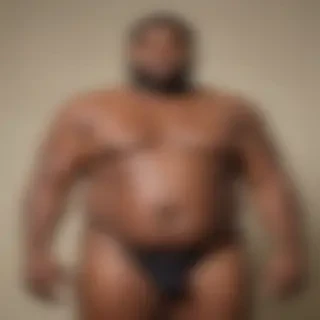 black fat man