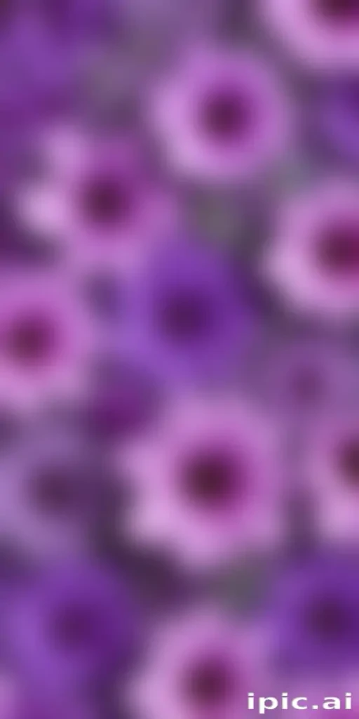 purple flowers transparent background