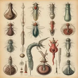vintage scientific illustrations