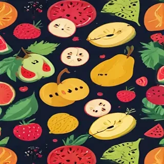 cute fruit backgrounds