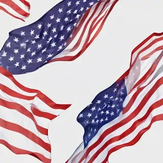 united states flag transparent