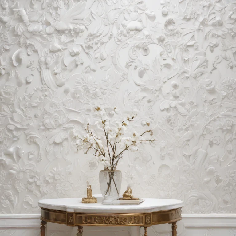 white wall paper